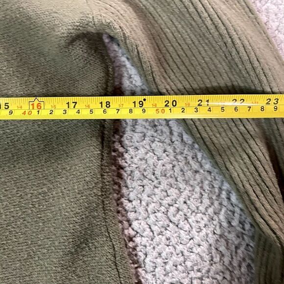 Charlie Sweater Women's Knit Mock Neck Olive Pullover Green XL - Picture 3 of 6